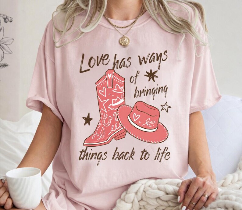 Vintage Toy Story 5 Comfort Colors Shirt, Bringing Things Back To Life Boot Shirt, TS Jessie Cow Girl Tee, Disneyland Family Vacation 2026 image 3