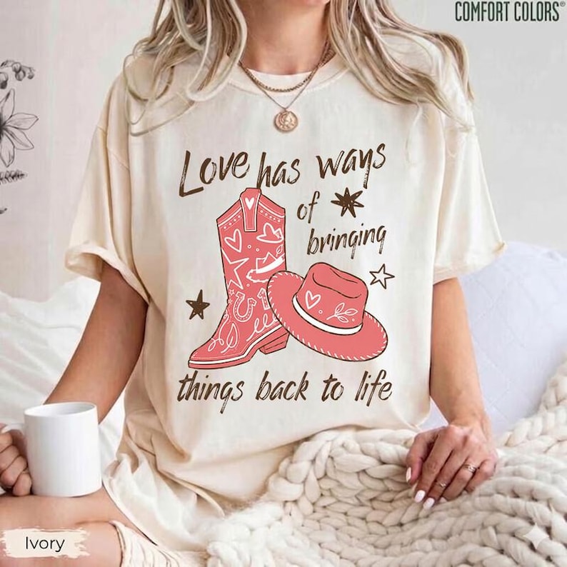 Vintage Toy Story 5 Comfort Colors Shirt, Bringing Things Back To Life Boot Shirt, TS Jessie Cow Girl Tee, Disneyland Family Vacation 2026 image 1