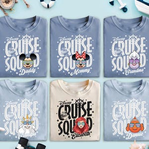 Disneyland Cruise Squad Family Matching Shirt, Disneyland Cruise 2026 Tee, Disneyland Cruise Line Tee, Disneyland Cruise Family Trip Shirt image 5