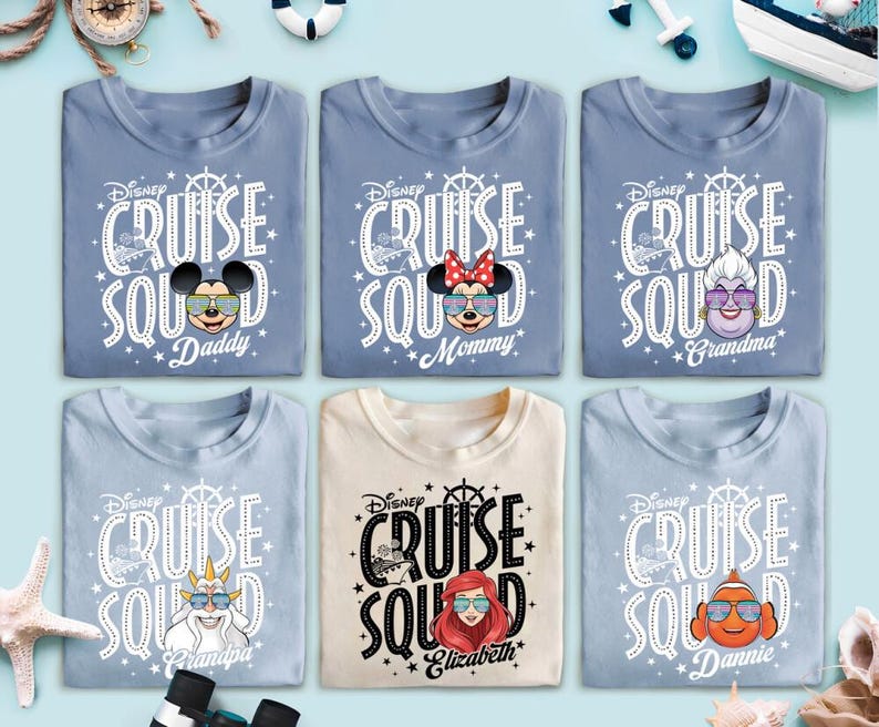 Disneyland Cruise Squad Family Matching Shirt, Disneyland Cruise 2026 Tee, Disneyland Cruise Line Tee, Disneyland Cruise Family Trip Shirt image 5