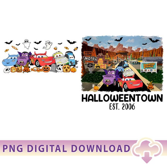 Halloweentown Est 2006 PNG, Halloween Cars Png, Disneyland