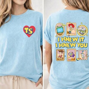 Retro Pixar Toy Story 5 Comfort Colors Shirt, I Knew It I Knew You, Disneyland Toy Story 5 Shirt, Western Cowgirl Tee, Toy Story Stamp Shirt image 2
