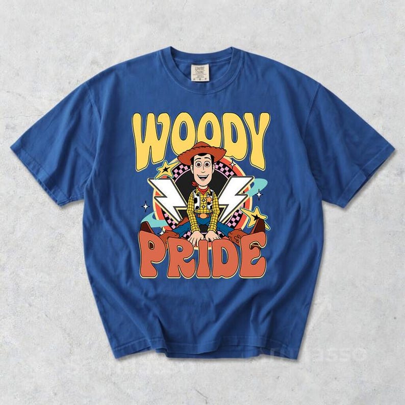Disneyland Toy Story Comfort Colors Shirt, Retro Cartoon Characters Tee, Custom Family Vacation Shirt, Disneyland Group Matching Tee image 3