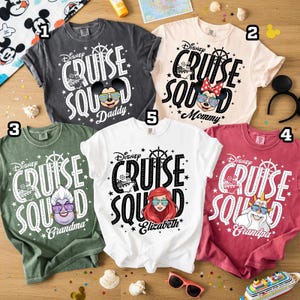 Disneyland Cruise Squad Family Matching Shirt, Disneyland Cruise 2026 Tee, Disneyland Cruise Line Tee, Disneyland Cruise Family Trip Shirt image 1