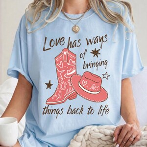 Vintage Toy Story 5 Comfort Colors Shirt, Bringing Things Back To Life Boot Shirt, TS Jessie Cow Girl Tee, Disneyland Family Vacation 2026 image 2