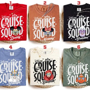 Disneyland Cruise Squad Family Matching Shirt, Disneyland Cruise 2026 Tee, Disneyland Cruise Line Tee, Disneyland Cruise Family Trip Shirt image 4