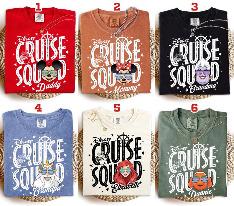 Disneyland Cruise Squad Family Matching Shirt, Disneyland Cruise 2026 Tee, Disneyland Cruise Line Tee, Disneyland Cruise Family Trip Shirt image 4