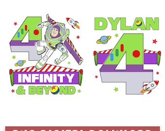 Buzz Infinity And Beyond verjaardag png, Disneyland Toy Story-verjaardagsjongen png, Toy Story-themafeestje png, Buzz Lightyear gepersonaliseerd png