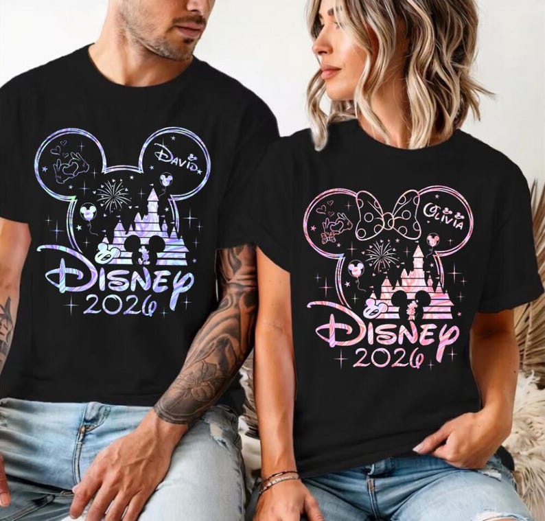 Custom 2026 Disneyland Comfort Colors Shirt, 2026 Disneyland Family Shirt, Disneyland Squad 2026, Disneyland Couple Shirt, Disneyland Trip image 1