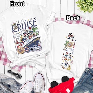 Comfort Colors Disneyland Cruise Squad Shirt, Mickey And Friends Cruise Tee, Cruise Trip Shirt, Family Matching Shirt, Summer Vacation Tee image 1