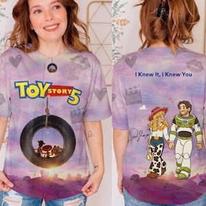 TS Toy Story 5 Baseball Jersey, I Knew It I Knew You Jersey, Custom Buzz And Jessie Theme, Toy Story Friends Outfit, Cute Music Fan Gift image 1