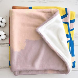 Tay Story 5 Fleece Blanket, I Knew It I Knew You Throw Blanket, TS Music Fan Gift, Retro Cartoon Clouds Cozy Bedding,Nursery Kids Room Decor image 6