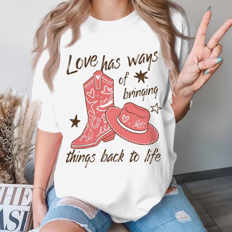 Vintage Toy Story 5 Comfort Colors Shirt, Bringing Things Back To Life Boot Shirt, TS Jessie Cow Girl Tee, Disneyland Family Vacation 2026 image 6