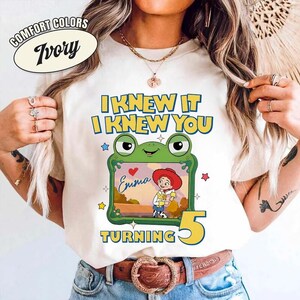 Custom LilyPad Toy Story 5 Birthday Shirt, I Knew It I Knew You Tee, You've Got A Friend In Me, Disneyland Toy Story Family Matching Tee image 4