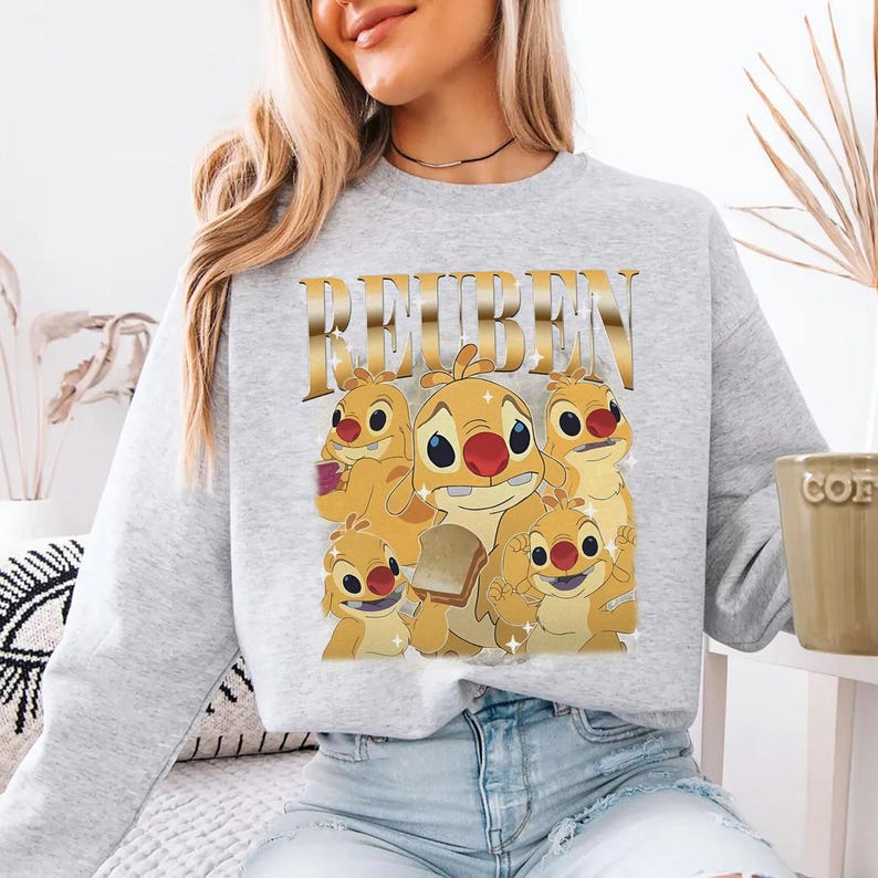 Comfort Colors Disneyland Reuben Lilo And Stitch Homage Shirt, Reuben Stitch Shirt, Walt Disneyworld, Magic Kingdom Shirt, Family Trip 2025 image 4