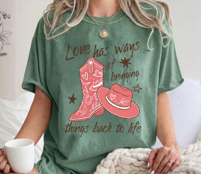 Vintage Toy Story 5 Comfort Colors Shirt, Bringing Things Back To Life Boot Shirt, TS Jessie Cow Girl Tee, Disneyland Family Vacation 2026 image 5