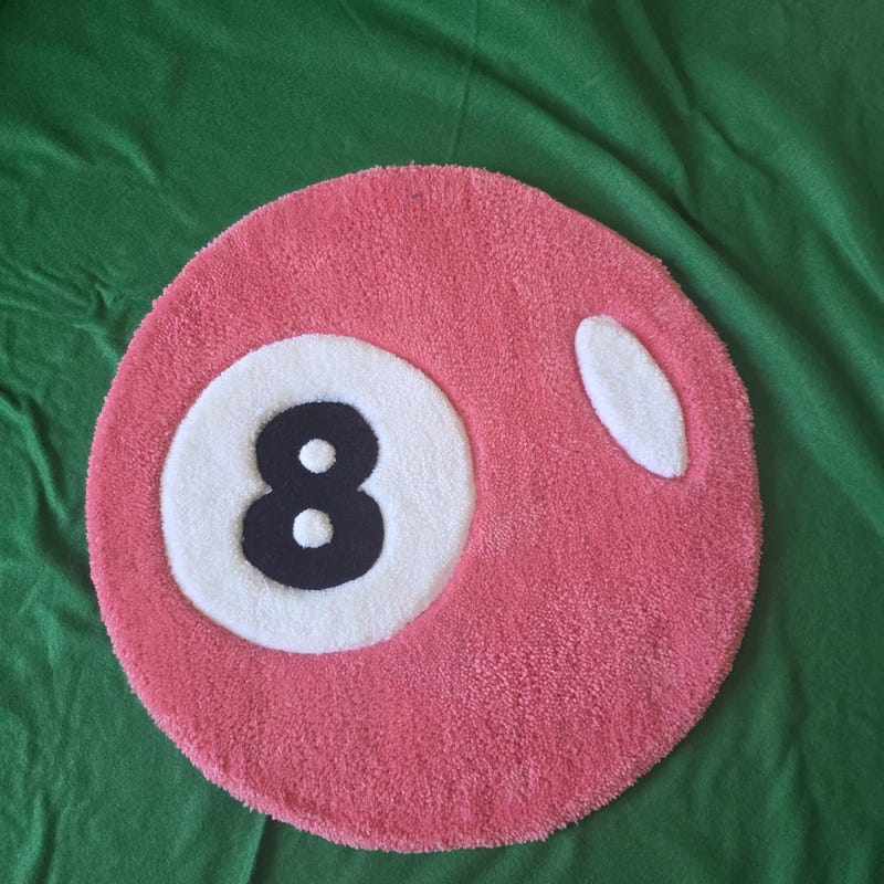 Number 8 Rug 8 Ball Rug - Etsy