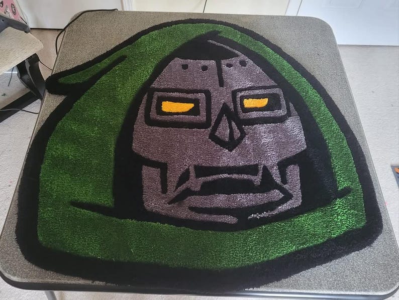 Doctor Doom Rug (handmade to Order) - Etsy