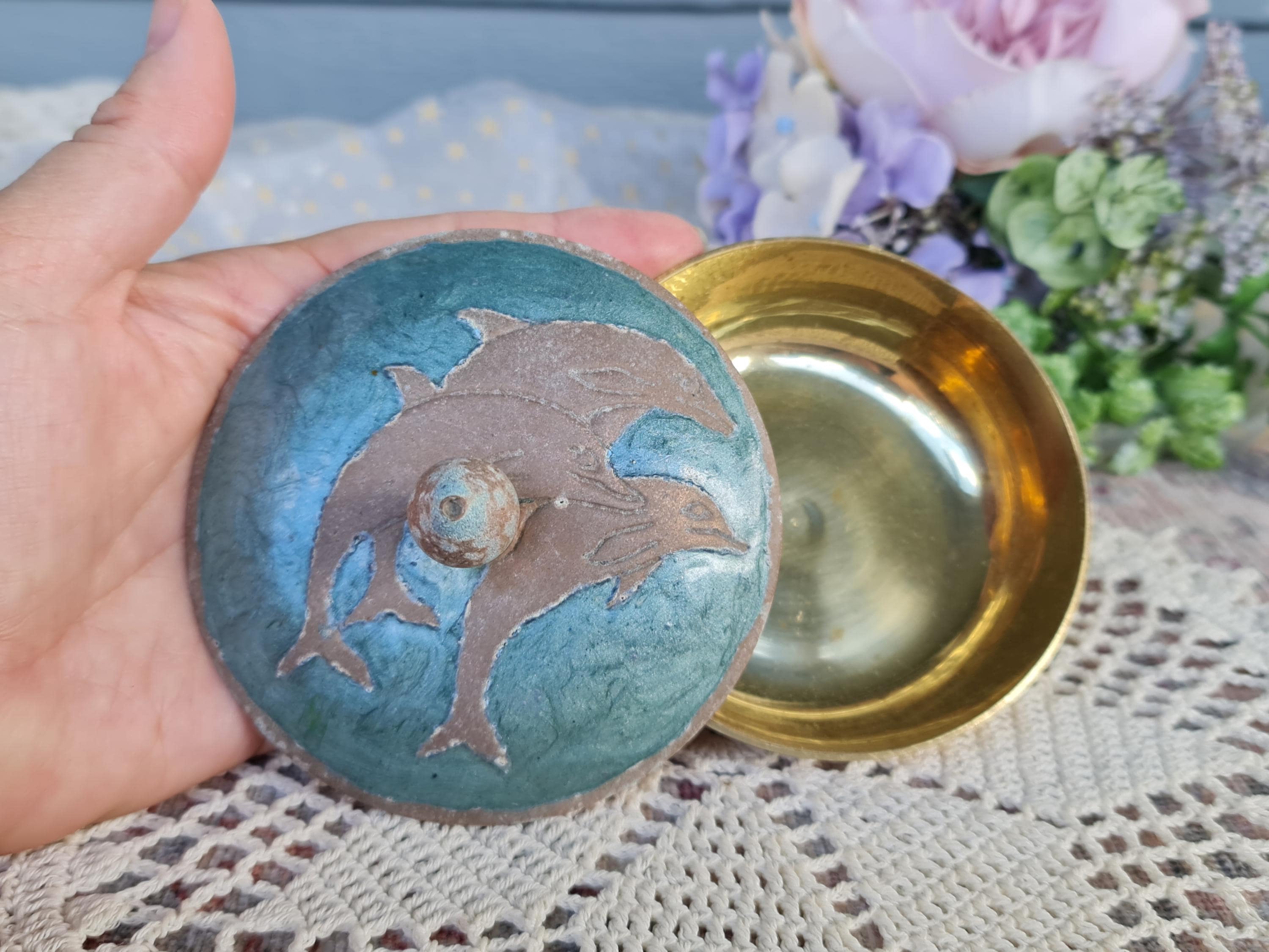 Vintage dolphin lamp - Etsy 日本