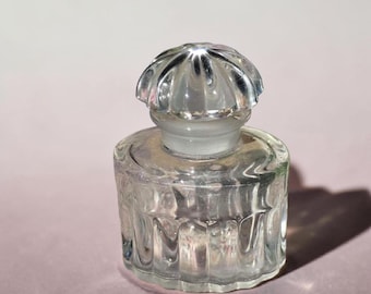 Rare bouteille de parfum vintage BALENCIAGA FRANCE * Parfum de collection Mid-Century en verre festonné * Décoration de vanité * Cadeau pour la fête des Mères *