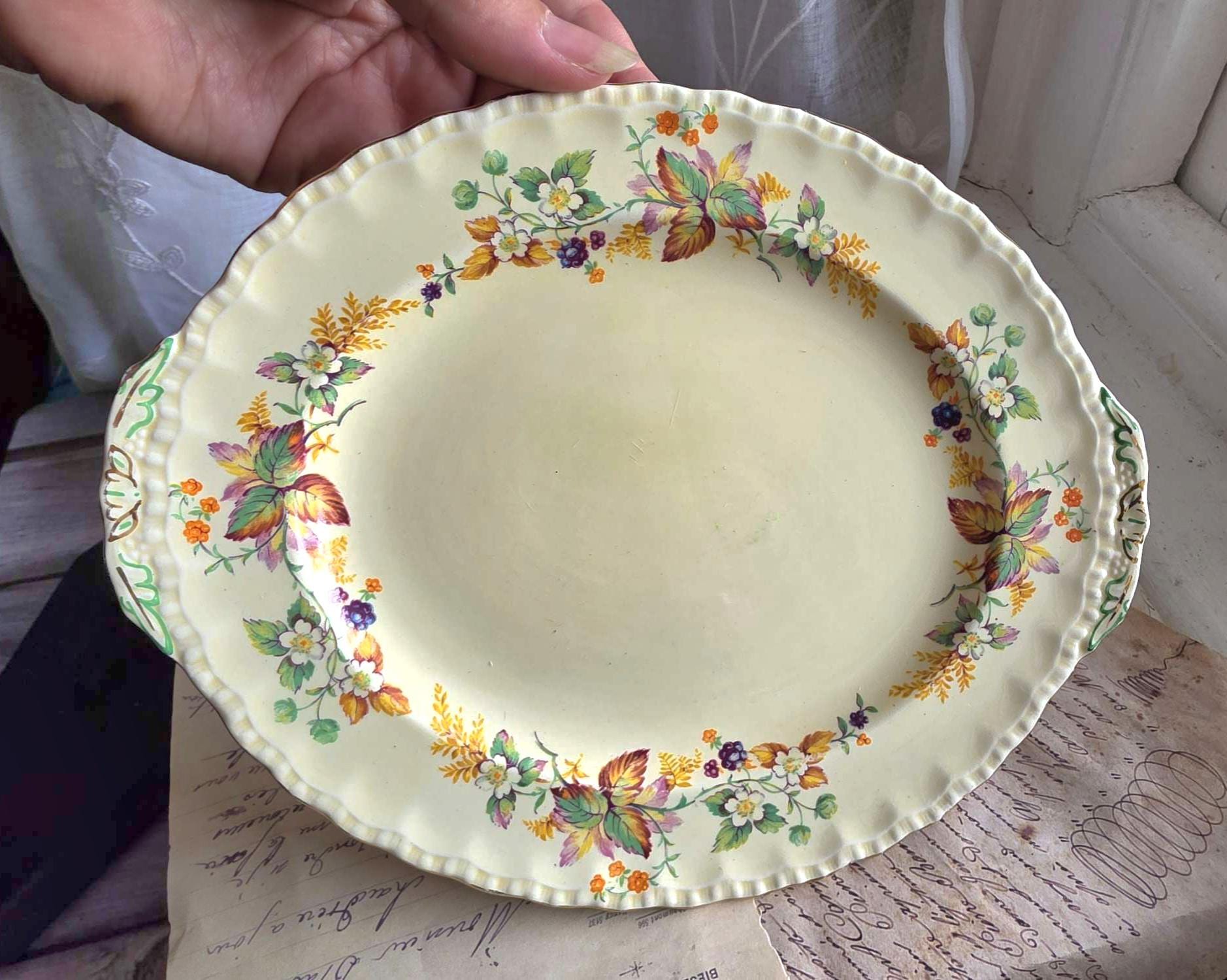Grindley Cream Petal Patterns - Etsy