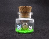 Tiny My Neighbor Totoro Studio Ghibli Decorative Bottle Art