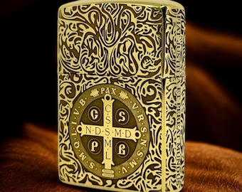 Deep Engraved Constantine Custom Zippo Armor Lighter - Handcrafted Limited Edition Gift for Him