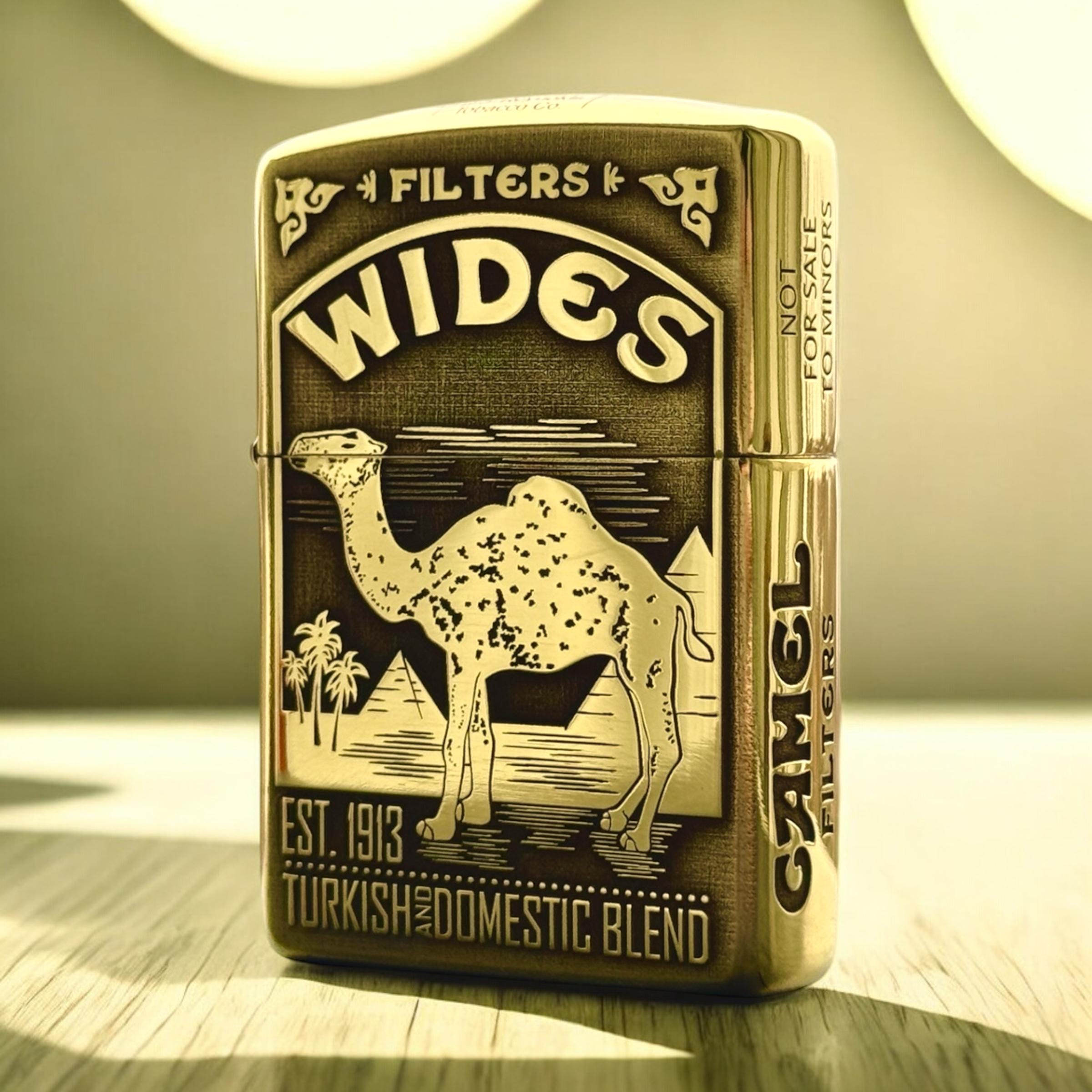 Camel Zippoライター 【非売品】Made in USA Vintage Camel Tombstone Emblem Zippo Lighter | eBay