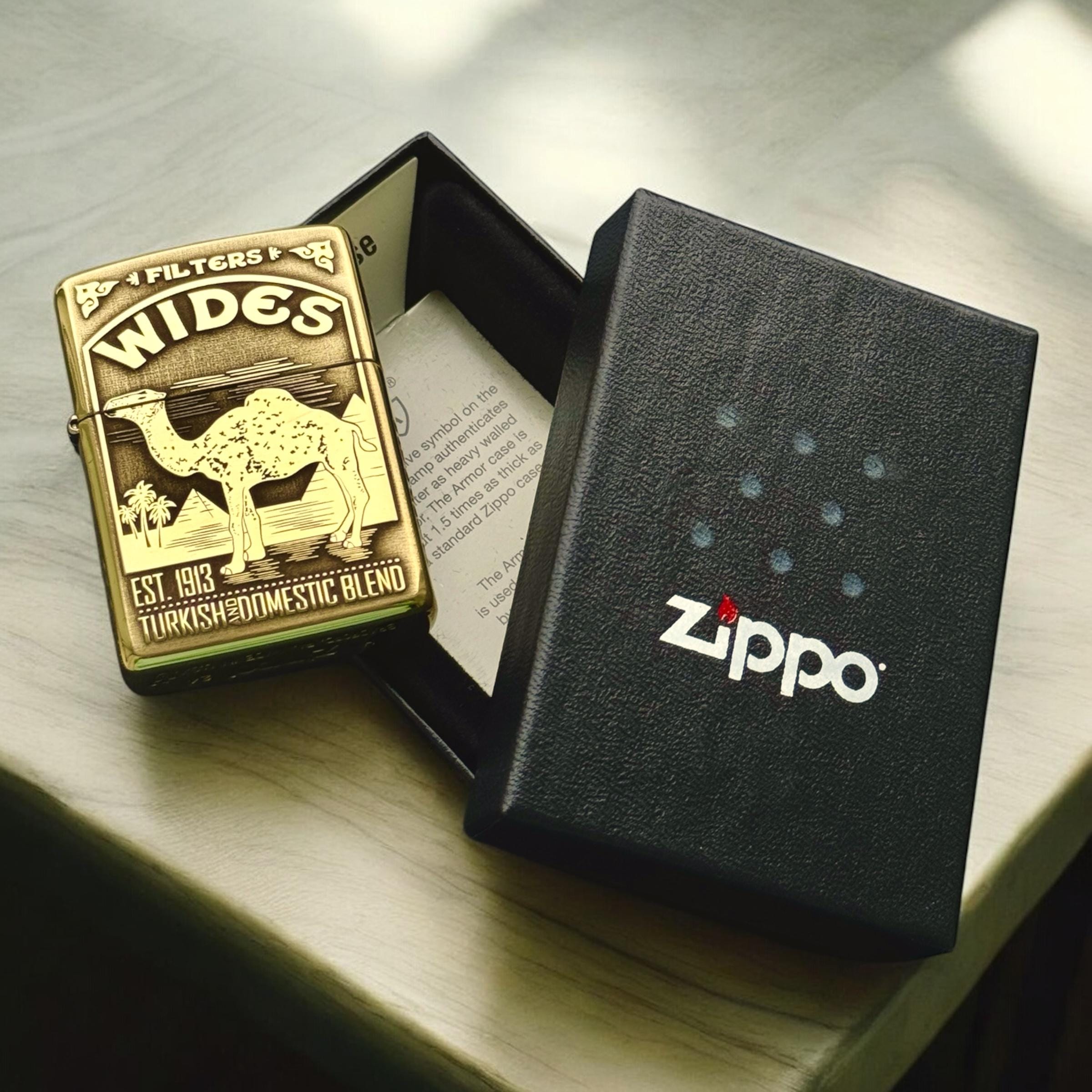 Zippo Camel Wides Genuine Lighter - Etsy