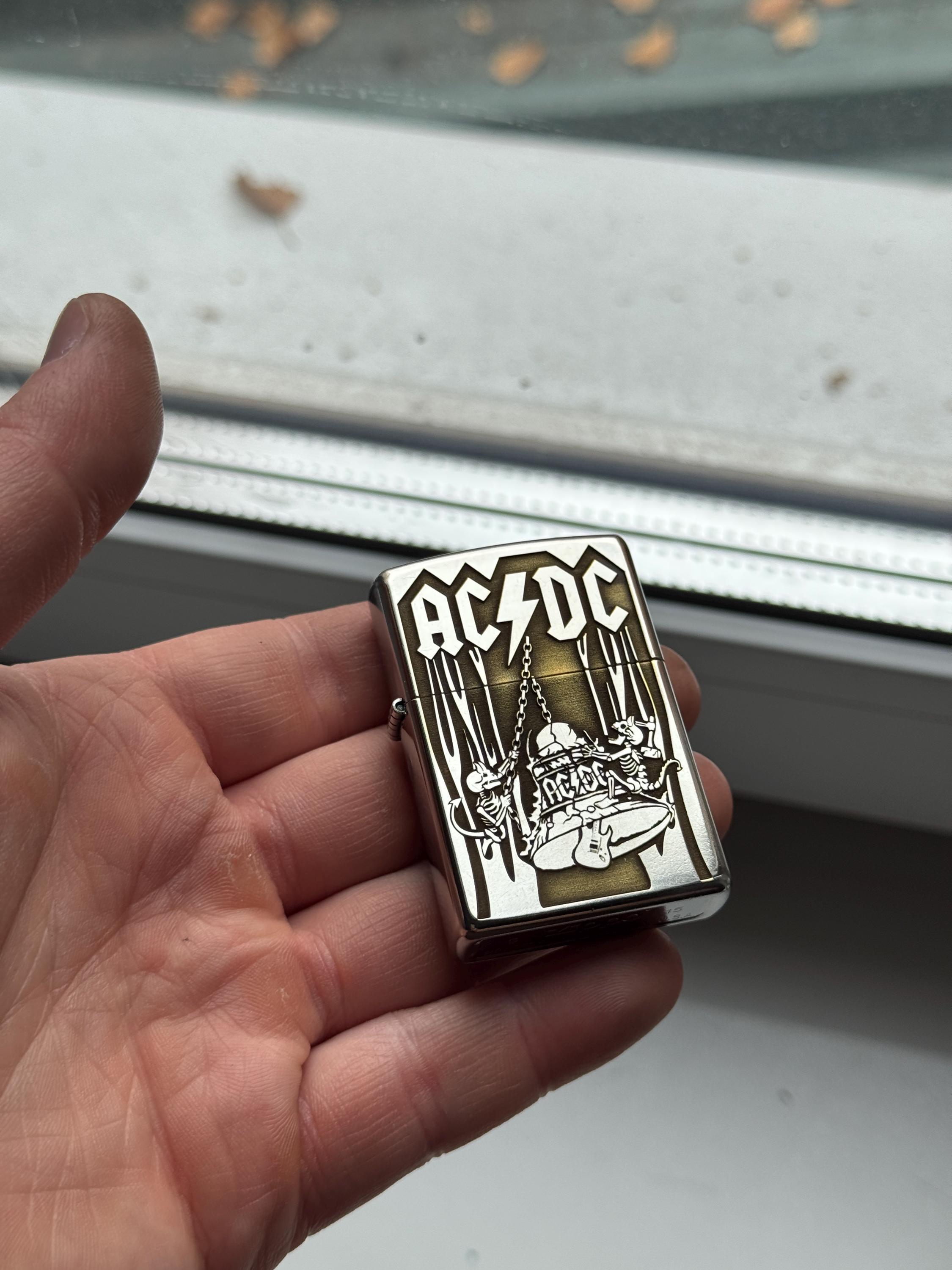 昭和レトロ　蔵出し　スーパーレア　ゴジラPIEZO Lighter　未使用箱入 AC/DC Hells Bells Zippo Lighter - Etsy