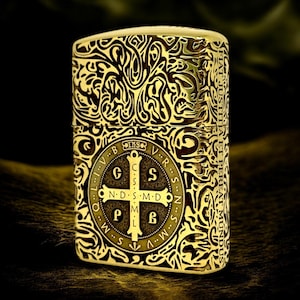 Vintage Constantine Premium Custom Brass Zippo Armor lighter