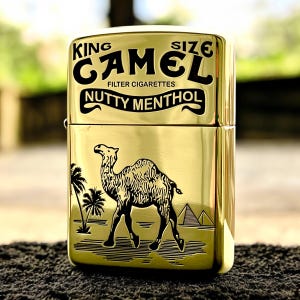 ZIPPO NUTTY MENTHOL キャメル1st anniversary Zippo CAMEL NUTTY MENTHOL 1st Anniversary Noverty Limited Lighter