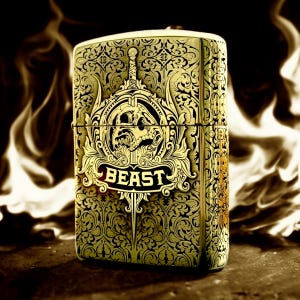 Zippo Beast Codex Gigas Armor Genuine lighter