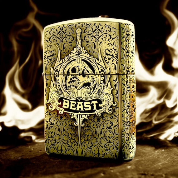 Beast Codex Gigas Custom Zippo Armor Genuine Lighter - Etsy