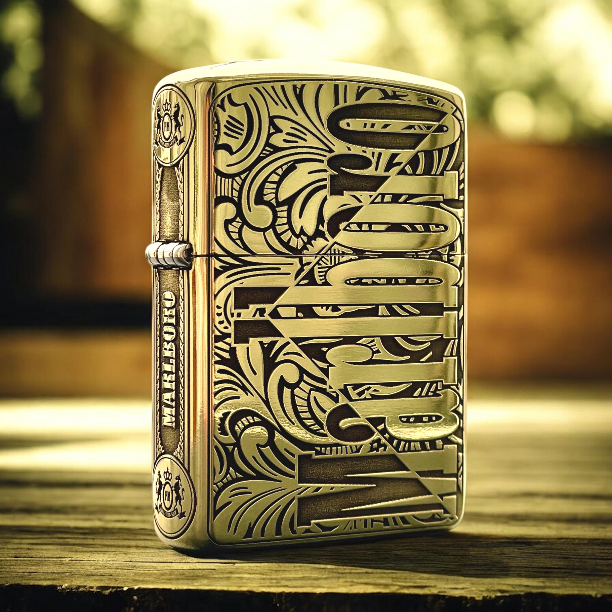 Zippo Marlboro Armor Genuine Lighter - Etsy