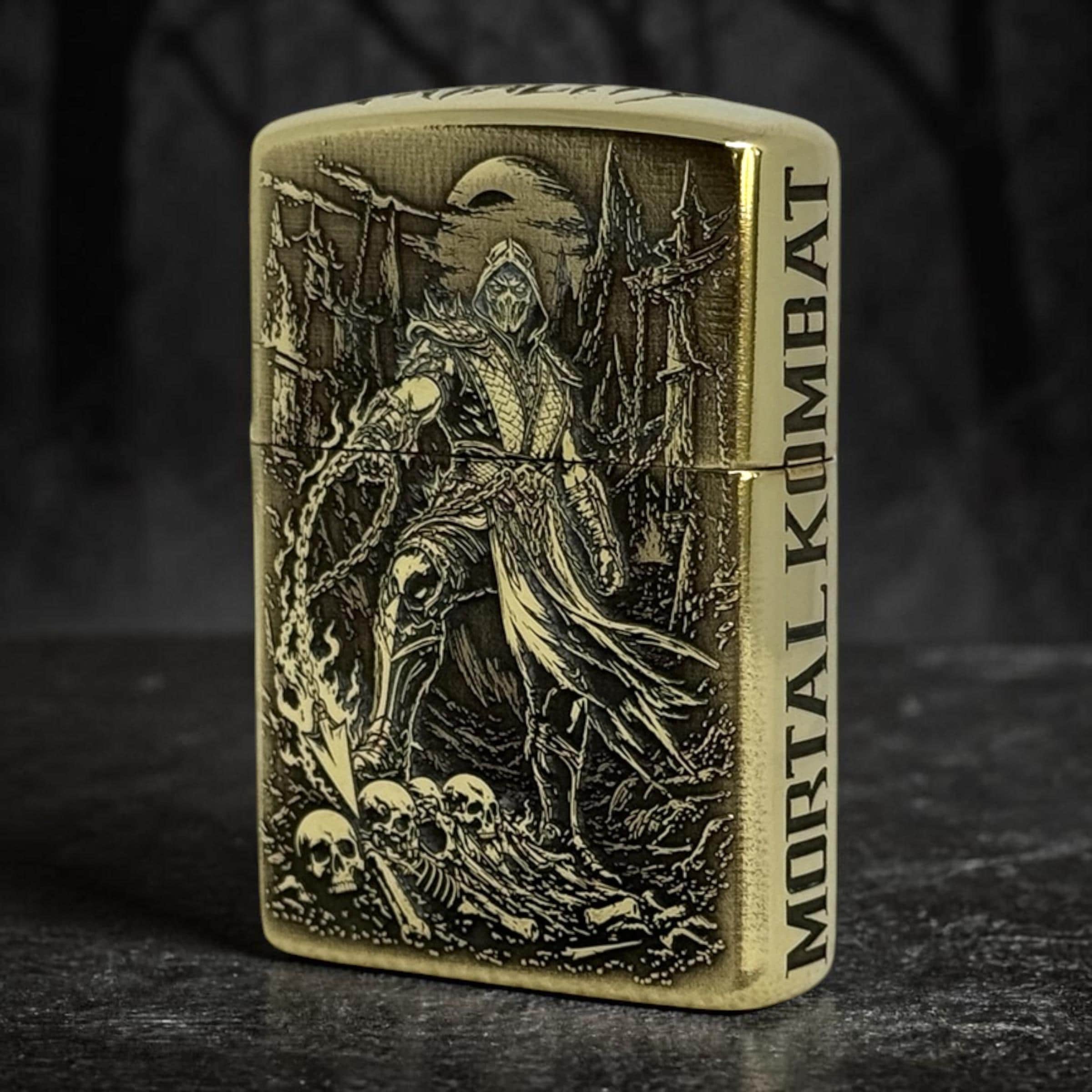 Mortal Combat Custom Brass Zippo Armor Lighter - Etsy
