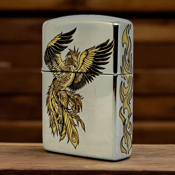 Phoenix Ascension Custom Zippo Armor Genuine Lighter - Etsy