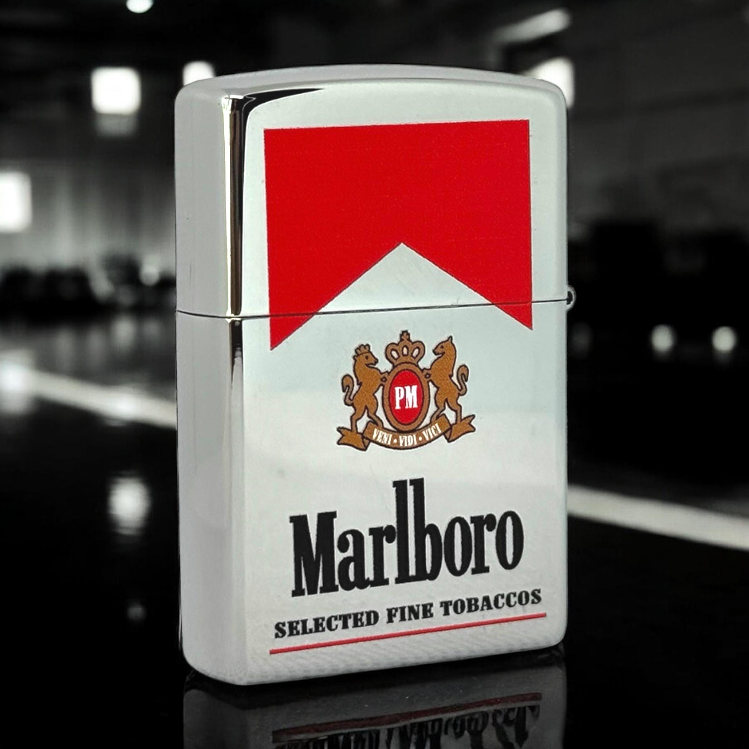 【新品】 マルボロ Marlboro ロゴ ミディアム Zippo Zippo Marlboro Hard Pack New Lighter - Etsy