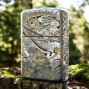 Samurai Japanese Warrior Custom Zippo Armor lighter