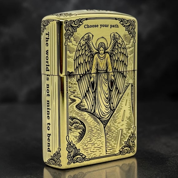 Serenity Prayer Custom Zippo Armor Brass Engraved Lighter Gift for