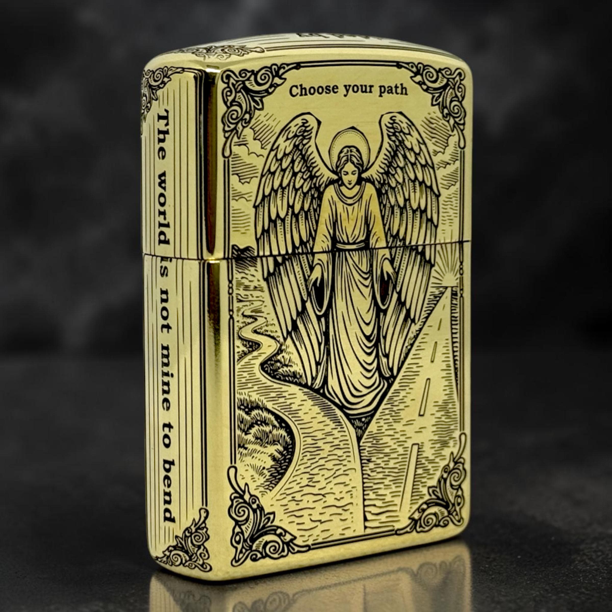Serenity Prayer Custom Zippo Armor Brass Engraved Lighter Gift for