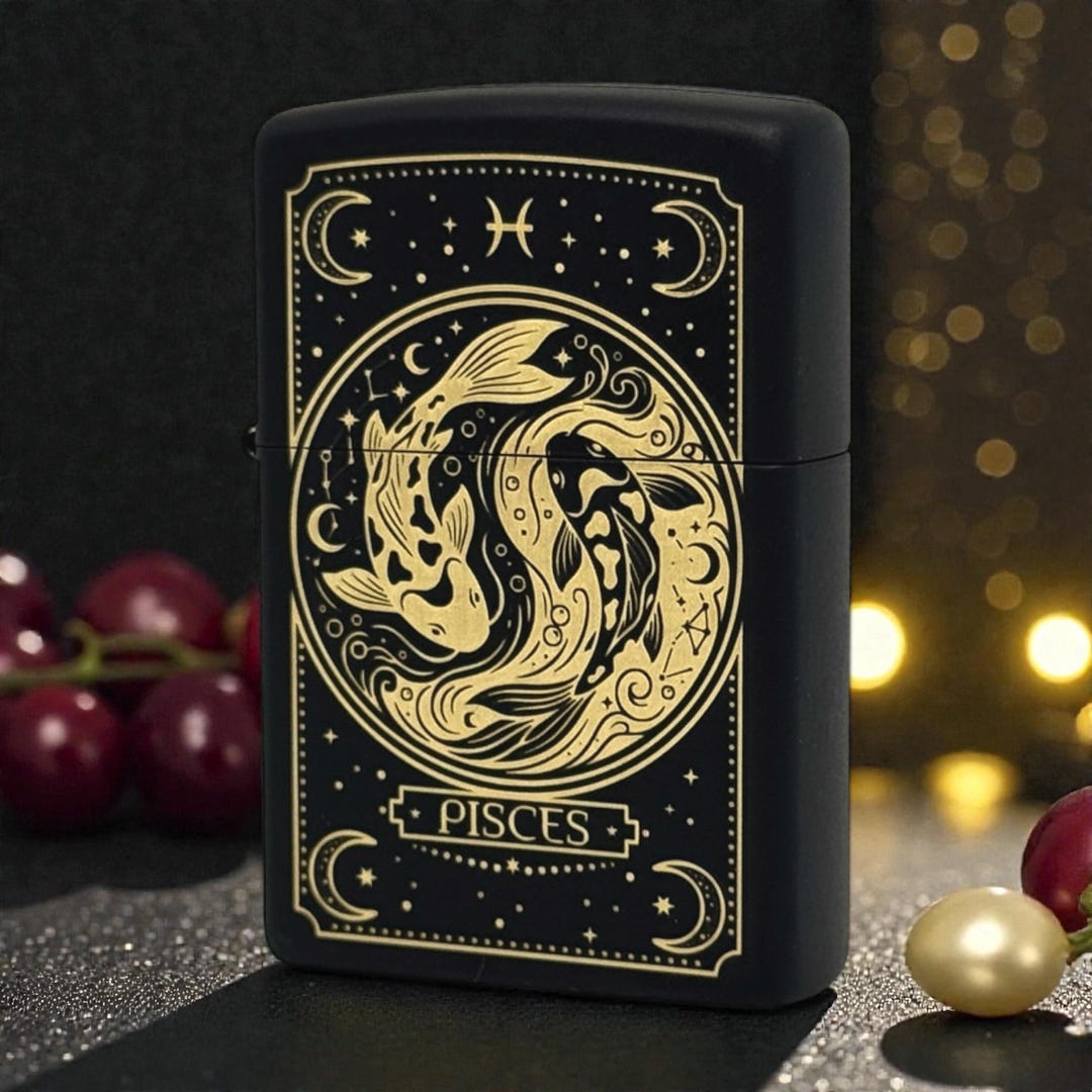 Pisces Zippo Lighter - Etsy