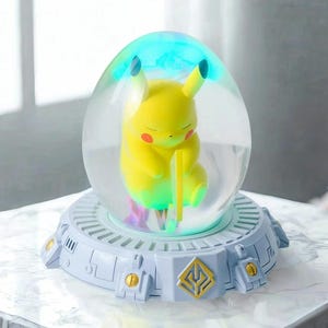 NEW Electric Mouse Egg Resin Lamp, Baby Creature Night Light, Epoxy LED Capsule Lamp, Sci-Fi Terrarium Decor, Anime-Inspired Gift