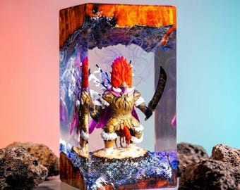 Fanmade Starscourge  R4dahn E|den Rng Diorama, Gamer Room Decor, Shadow Of The Erdtree Gift, Gìt for Gamers