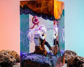 Frieren Beyond Journey's End Resin Lamp, Anime Figurine Diorama,  Unique Anime Gift For Otaku, Fantasy Gift