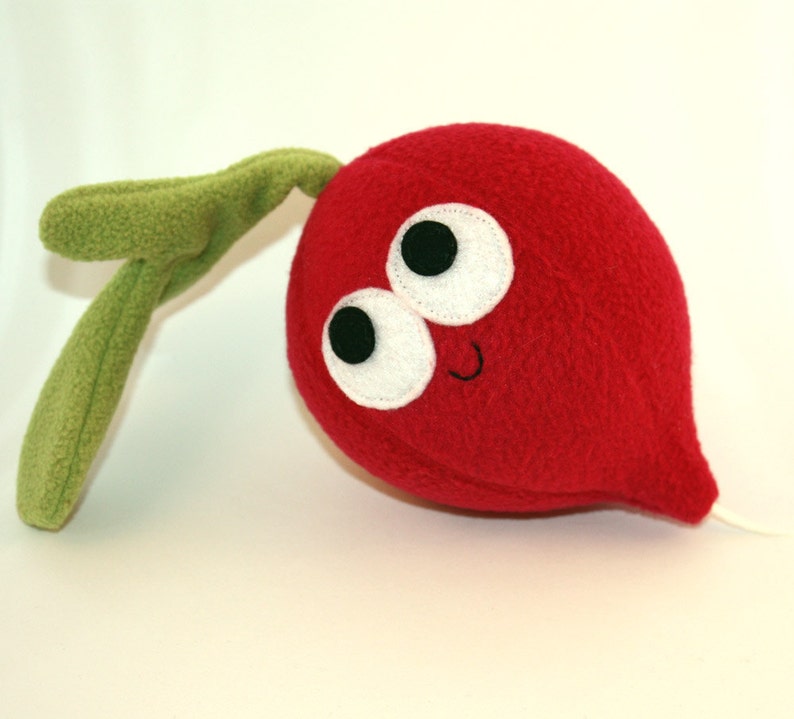Radish Plush Stuffed Food Gift Anthropomorphic Desk Toy Etsy