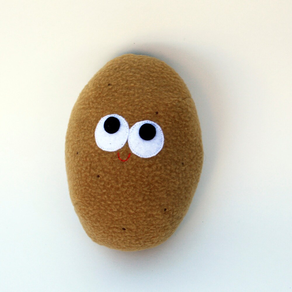 Potato Plush Stuffed Food Gift Anthropomorphic Desk Toy Etsy