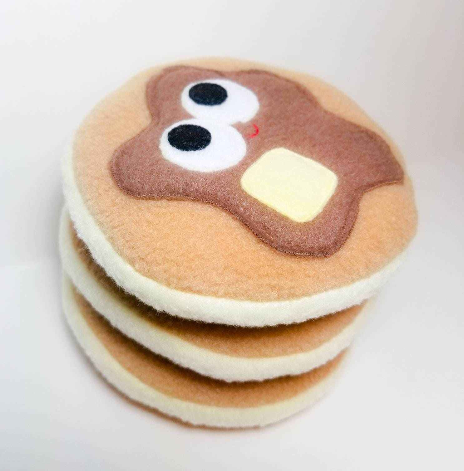 Pancakes Plush Stuffed Food Gift Anthropomorphic Desk Toy Etsy