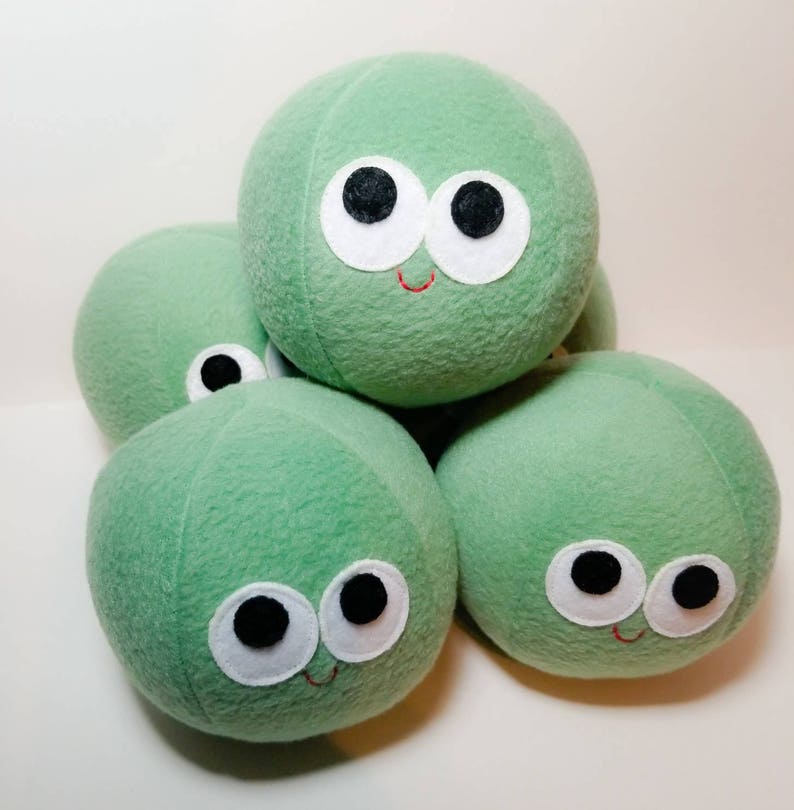 Two Peas In A Pod Plush For Pretend Play Stuffed Food Gift Etsy