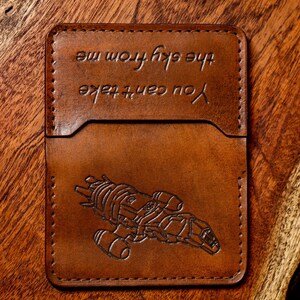 Firefly: Cartera con tarjetero plegable Serenity, estuche para tarjetas de presentación